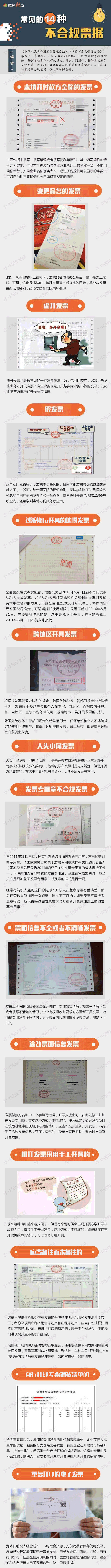 税务检查马上要来!14种不合规票据赶紧对照自查